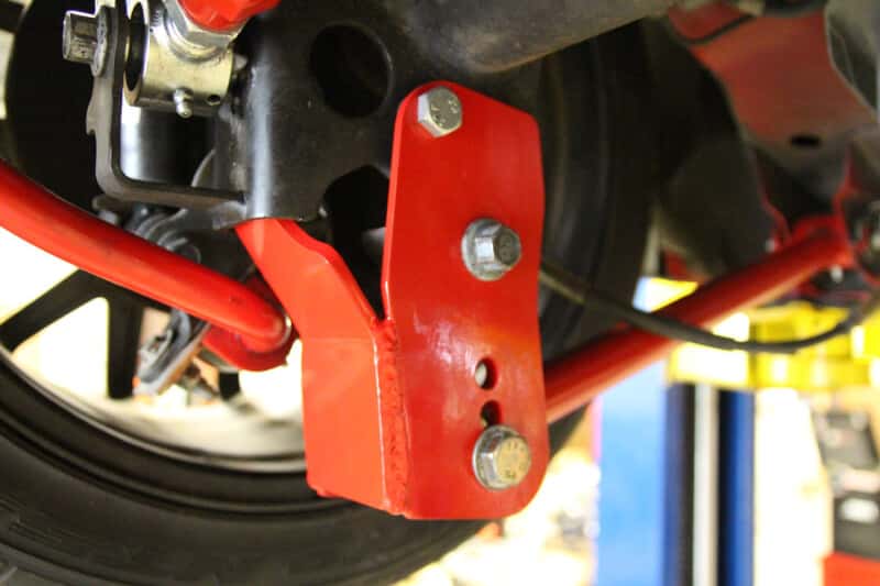 UMI Performance — UMI Performance 05-14 Ford Mustang Rear Control Arm Relocation Brackets- Bolt In
Control Arm Bracket - view 2