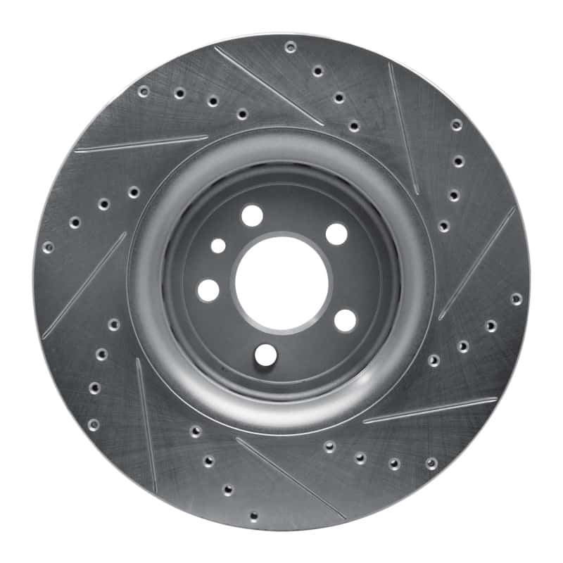 R1 Concepts — R1 14-23 Dodge Charger Front Left Drilled & Slotted Silver Brake Rotor
R1 Brake Rotor Drill - view 5