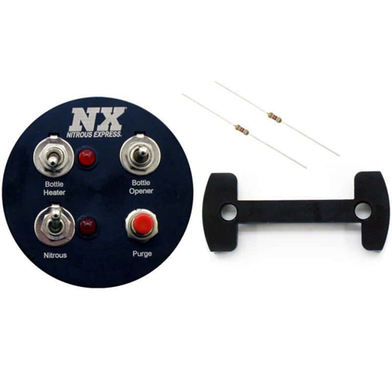 Nitrous Express — Nitrous Express Gauge Pod Switch Panel (For 2-1/16in Gauge Pods)
Switch Panel
ToggleSwPnl - view 2