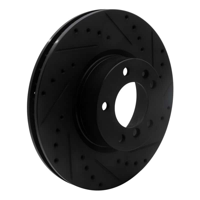 R1 Concepts — R1 93-97 BMW 850CI Front Right Drilled & Slotted Black Brake Rotor
R1 Brake Rotor Drill - view 2