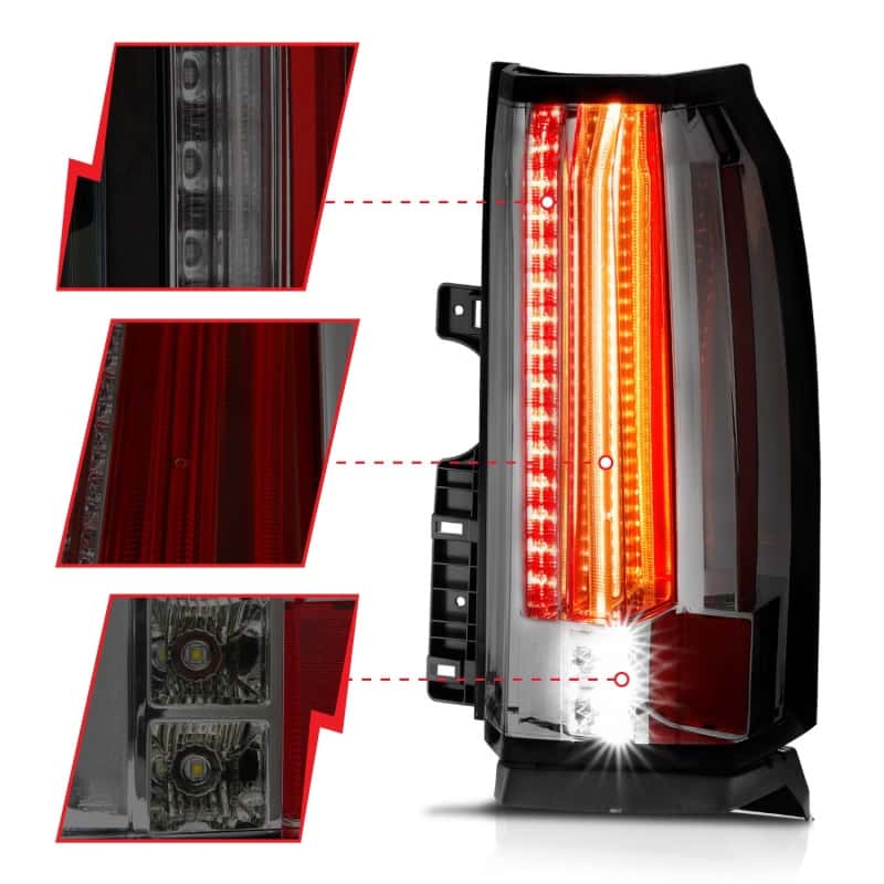 ANZO — ANZO 2015-2017 Chevrolet Suburban/Tahoe LED Taillights Smoke
Tail Light Set
TailLightSet - view 4