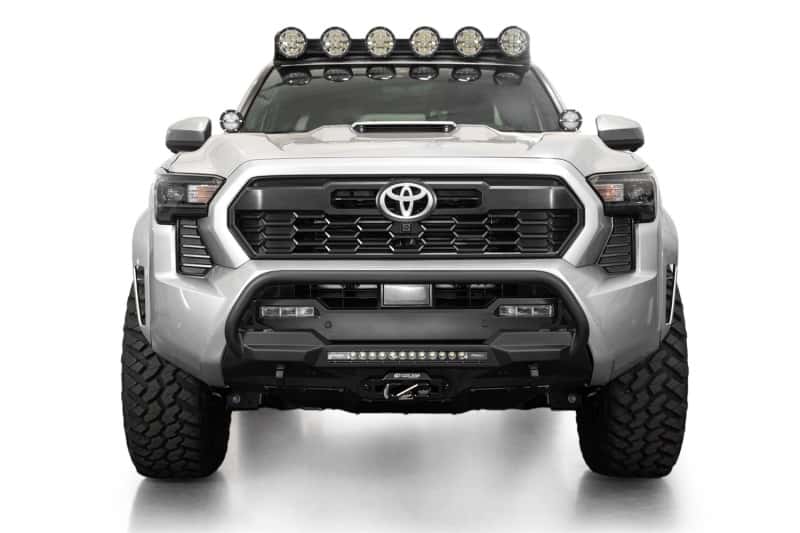 Addictive Desert Designs — Addictive Desert Designs2024+ Toyota Tacoma Stealth Center Mount Winch Front Bumper w/ Top Hoop
Bumper- Front - view 1