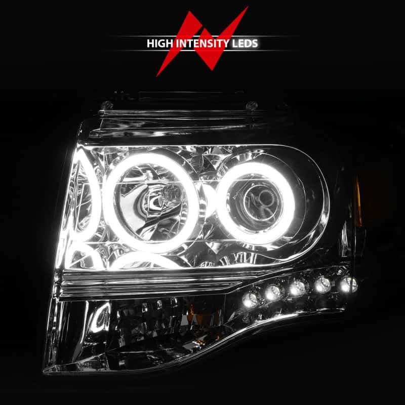 ANZO — ANZO 2007-2014 Ford Expedition Projector Headlights Chrome
Head Light Set
HdLtSet - view 13