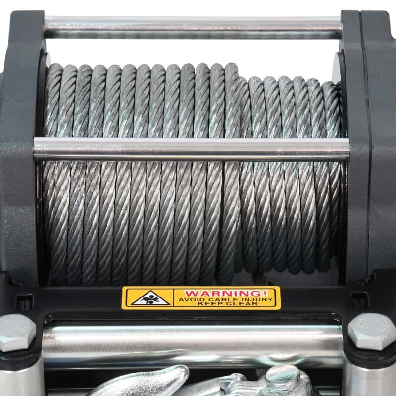 Superwinch — Superwinch 4500 LBS 12V DC 15/64in x 50ft Steel Rope Terra 4500 Winch - Gray Wrinkle - view 5