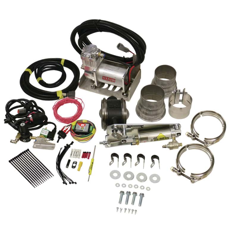 BD Diesel — BD Diesel Exhaust Brake - Universal 3.5in c/w Air Compressor
EXHAUST BRAKE - view 1