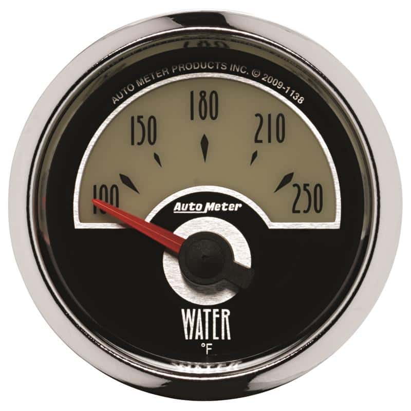 AutoMeter — AutoMeter Gauge Water Temp 2-1/16in. 250 Deg. F Elec Cruiser
GA 2" WTEMP ELEC CRU - view 2