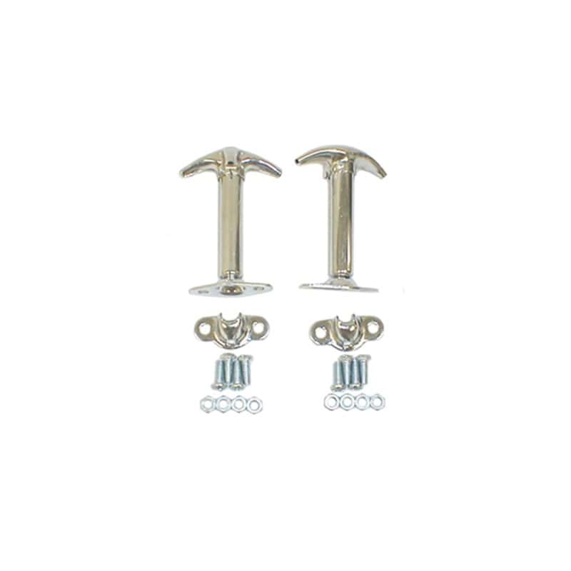 Rugged Ridge — Rugged Ridge 41-95 Jeep CJ / Jeep Wrangler YJ Chrome Hood Catch Set
Hood Latch Assembly
OFFROAD_EXTERIOR - view 1