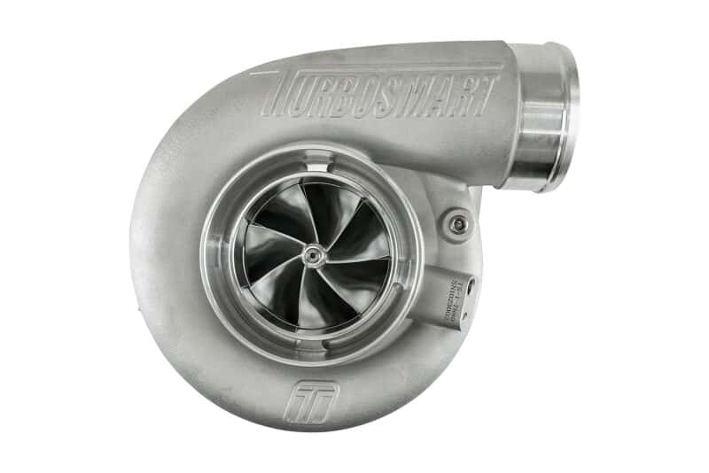 Turbosmart — Turbosmart Oil Cooled 7675 T4 Flange Inlet V-Band Outlet A/R 0.96 External WG TS-1 Turbocharger - view 1