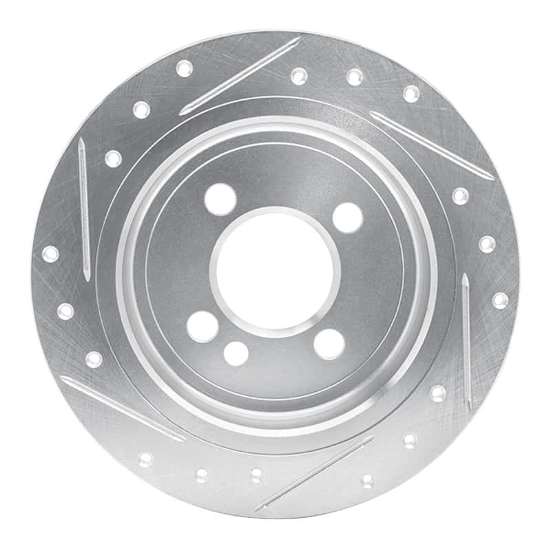 R1 Concepts — R1 02-15 Mini Cooper Clubman Rear Right Drilled & Slotted Silver Brake Rotor
R1 Brake Rotor Drill - view 5