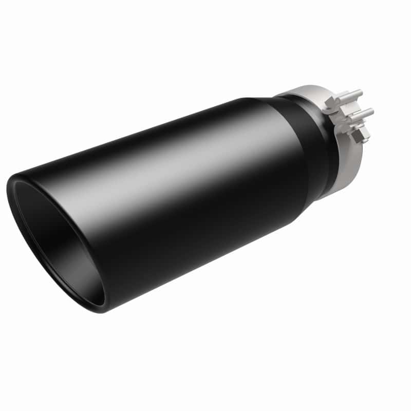 Magnaflow — MagnaFlow Tip Stainless Black Coated Single Double Round Single Outlet 5in Dia 4in Inlet 13in L
Stainless Steel
Exhaust Tip - view 4
