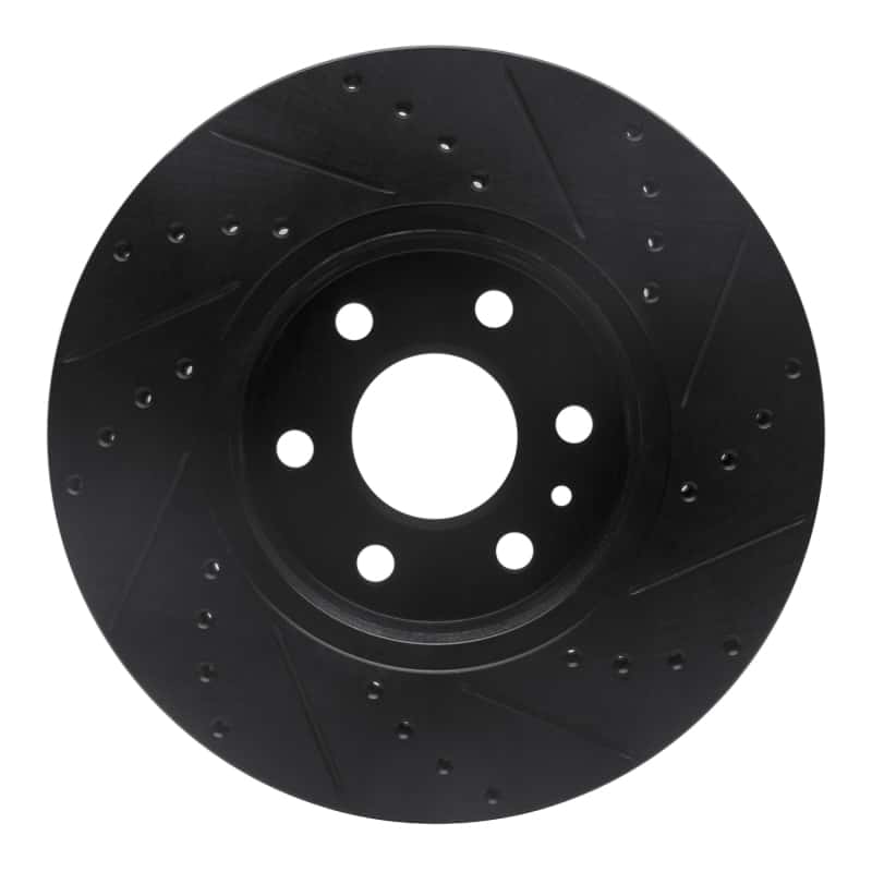 R1 Concepts — R1 15-20 Chevrolet Colorado Front Left Drilled & Slotted Black Brake Rotor
R1 Brake Rotor Drill - view 5