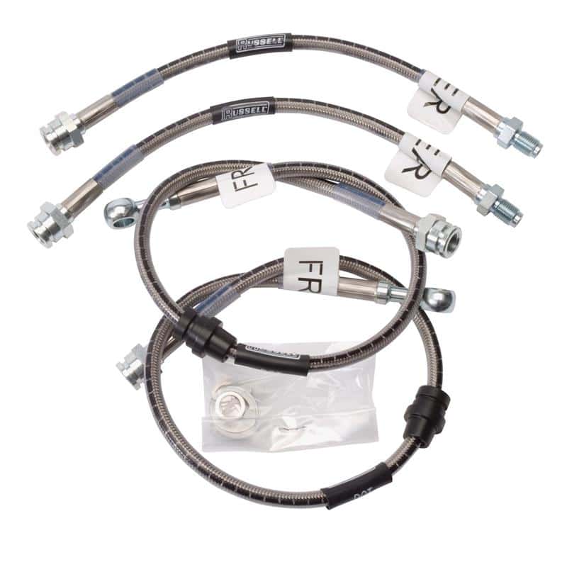 Russell — Russell Performance 95-99 Mitsubishi Eclipse 2WD & All Wheel Drive Brake Line Kit
Brake Hose Kit - view 3