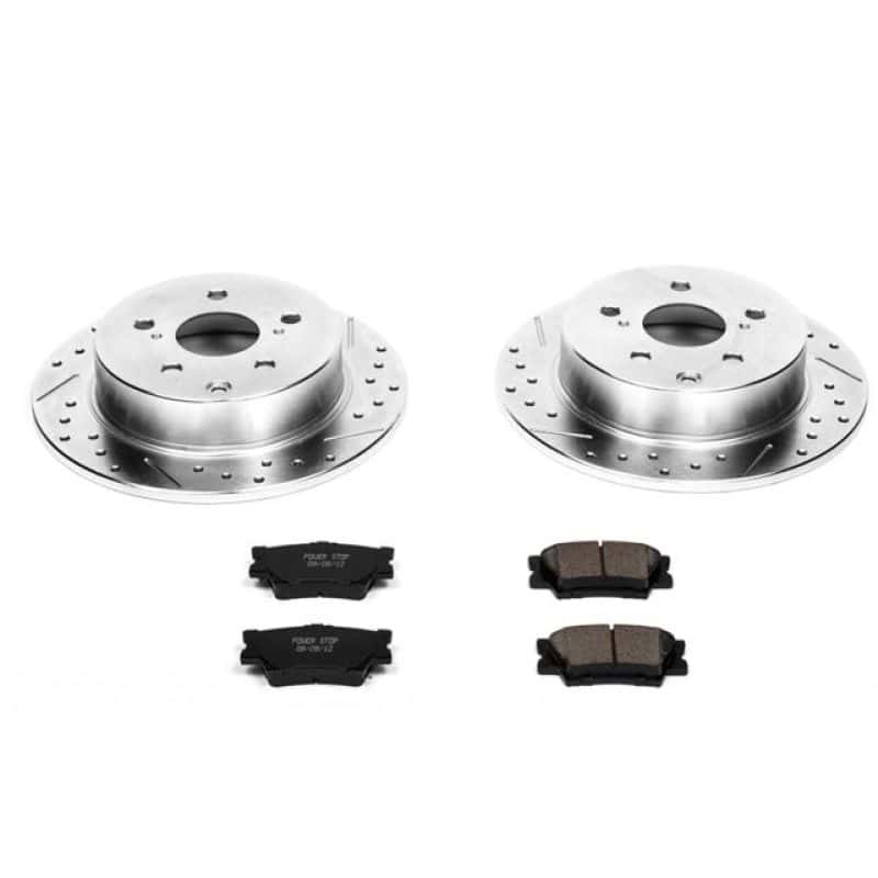 PowerStop — Power Stop 09-10 Pontiac Vibe Rear Z23 Evolution Sport Brake Kit - view 1