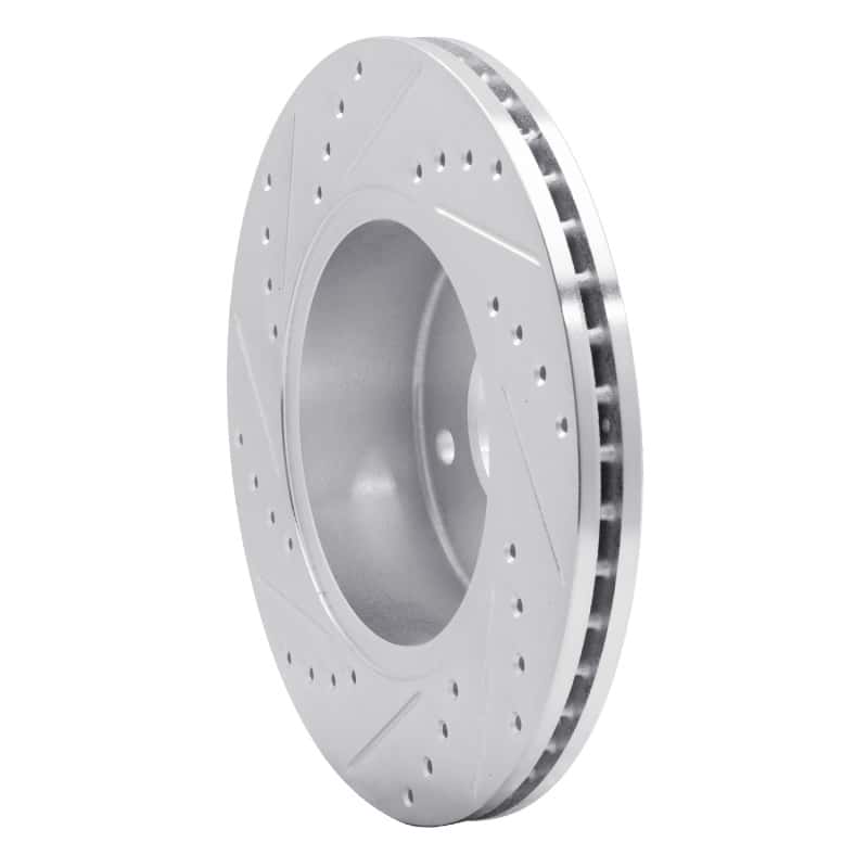 R1 Concepts — R1 94-02 Land Rover Range Rover Front Right Drilled & Slotted Silver Brake Rotor
R1 Brake Rotor Drill - view 4