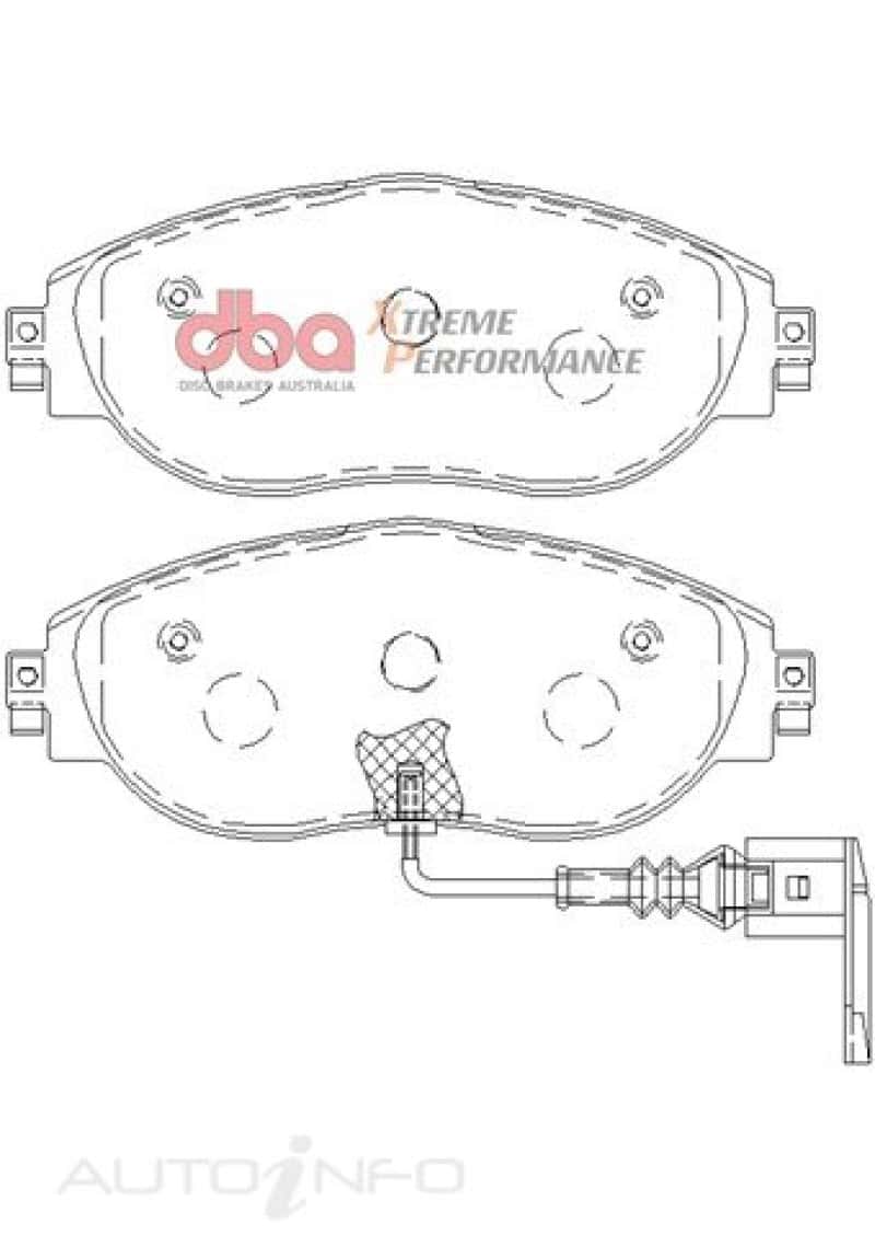 DBA — DBA 13-21 Volkswagen Golf R (MK7) XP Performance Front Brake Pads
Brake Pad - view 1