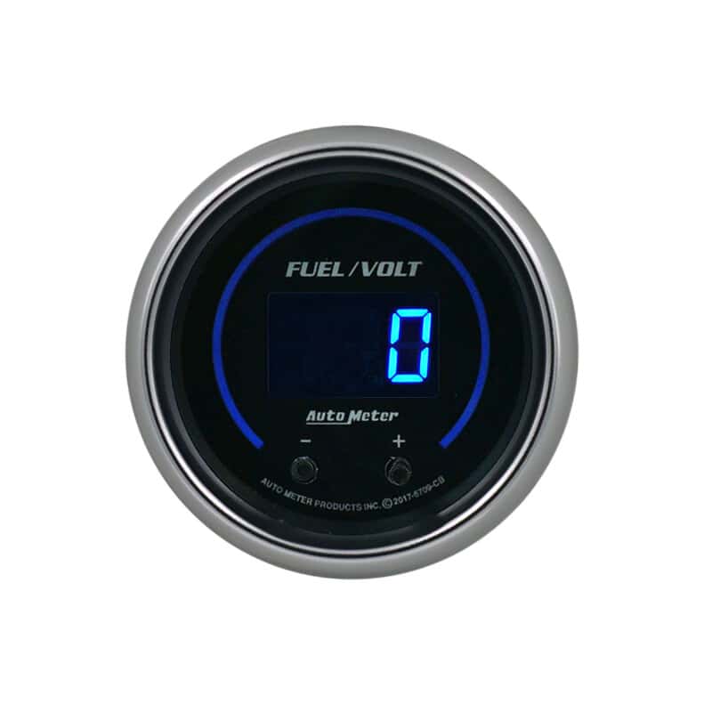 AutoMeter — Autometer 52.4mm Black Switchable 0-100 Fuel Level / 8-18V Voltmeter Cobalt Elite Digital Gauge
GA FU/V 2" CB EL DIG - view 3