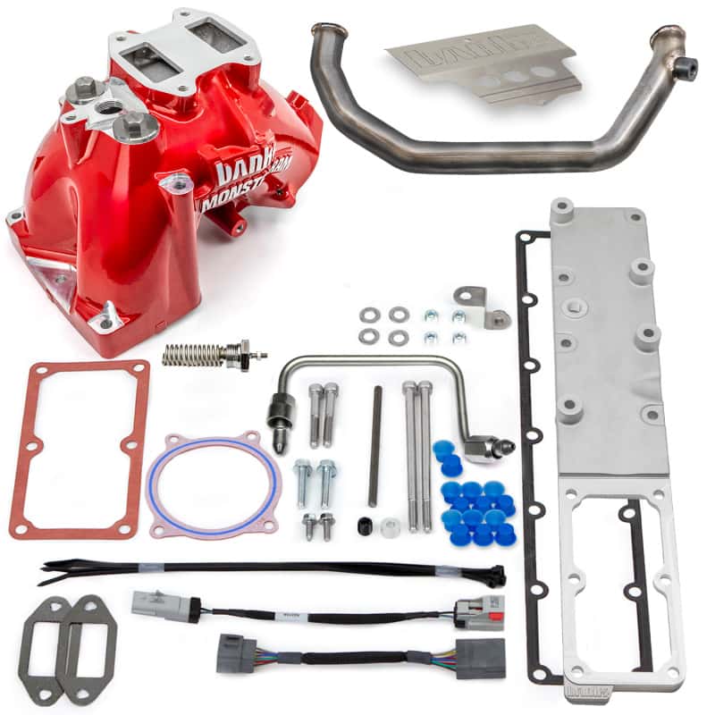 Banks Power — Banks Power 07.5-12 Ram Cab Chassis 6.7L Diesel Monster-Ram Intake System w/Fuel Line - Red
Ram Air Intake - view 4