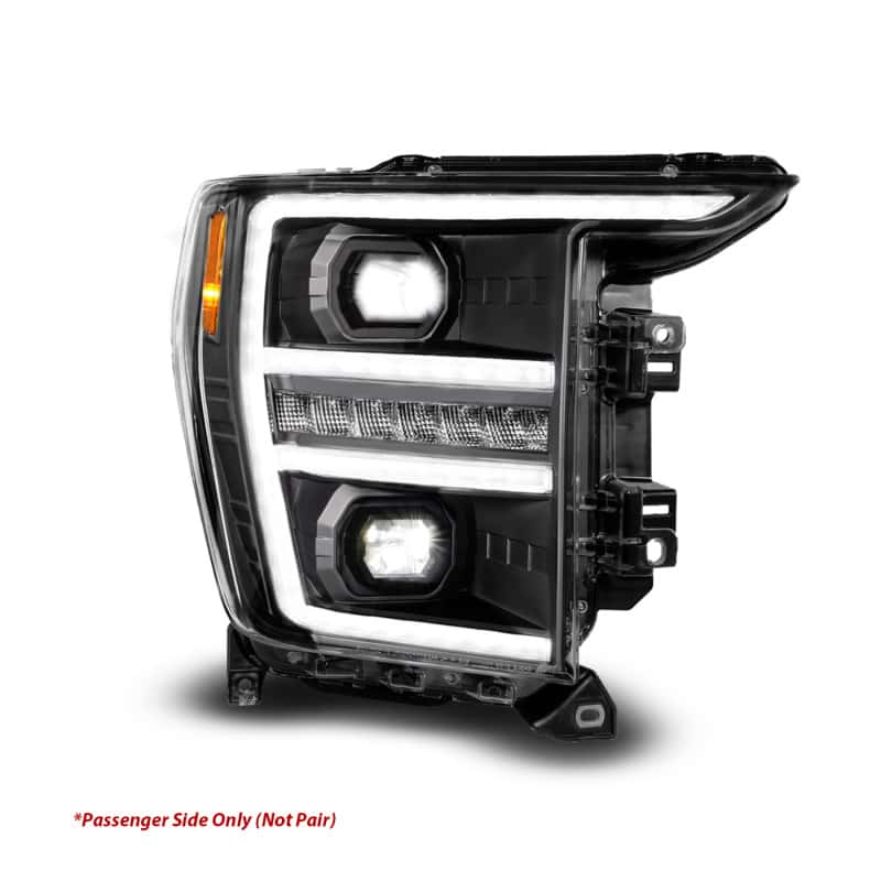 ANZO — ANZO 21-23 Ford F150 LED Projector Headlight w/Switchback+Sequential - Black (Passenger Side Only)
Head Light Set
Headlights - view 4