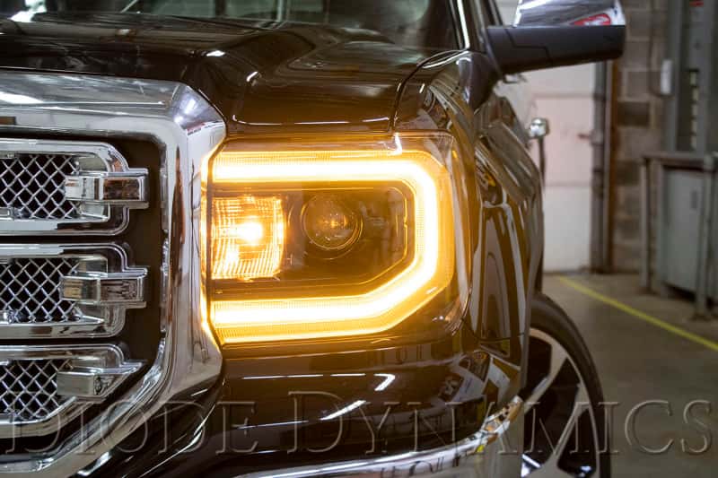 Diode Dynamics — Diode Dynamics GMC Sierra LED Halos Switchback 16-18 Sierra 1500 - view 4