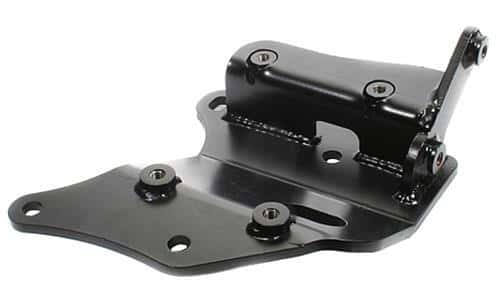 Innovative Mounts — Innovative 88-91 Civic /CRX B-Series Black Steel Conversion AC Bracket (D-Series Sanden Compressor) - view 1
