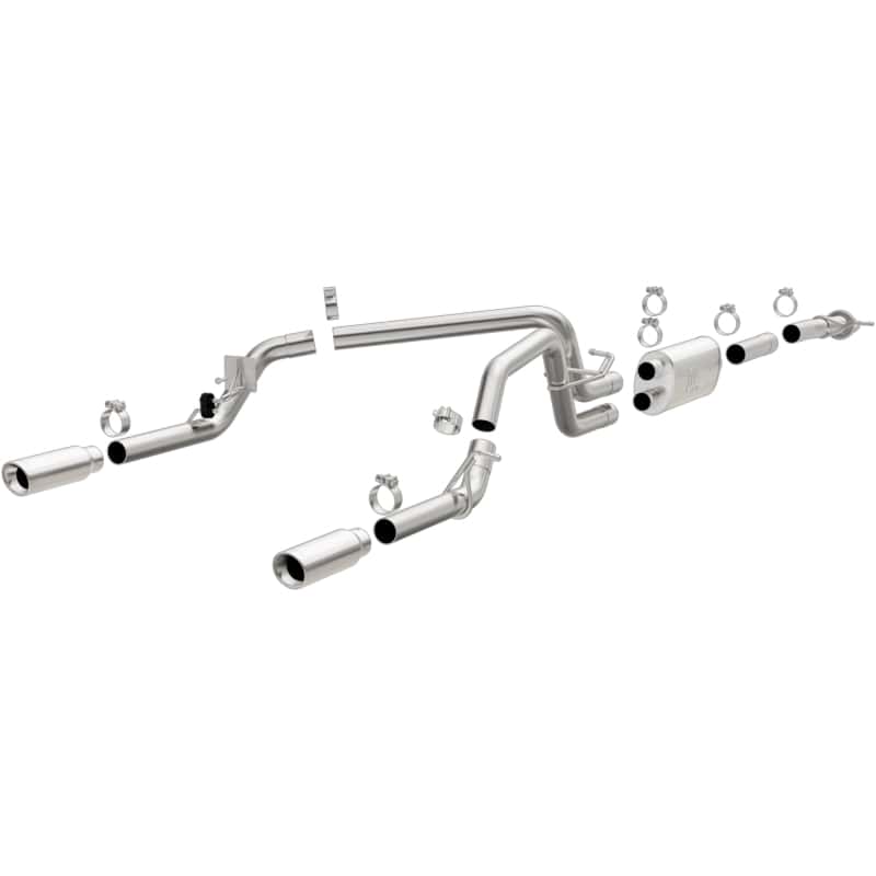 Magnaflow — MagnaFlow Stainless Cat-Back Exhaust 2015 Chevy Colorado/GMC Canyon Dual Split Rear Exit 3.5in
Cat-Back - view 2