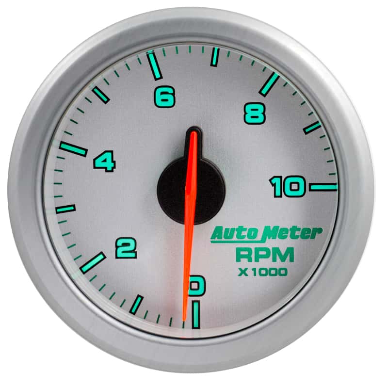 AutoMeter — Autometer Airdrive 2-1/6in Tachometer Gauge 0-10K RMP - Silver
GA 2" 10KRPM ARDRV S - view 14