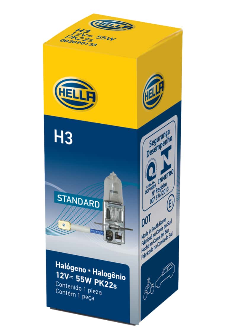 Hella — Hella H3 Halogen Bulb (Must Order Qty 10)
H3 Halogen Bulb - view 3