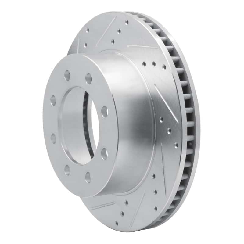 R1 Concepts — R1 03-08 Dodge Ram 2500 Front Left Drilled & Slotted Silver Brake Rotor
R1 Brake Rotor Drill - view 2