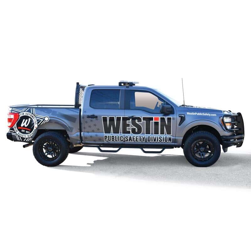 Westin — Westin 15-22 Ford F-150 SuperCrew / 17-22 F-250/350 Crew Cab Outlaw Nerf Step Bars - Textured Black
Nerf Drop Step Bars - view 6