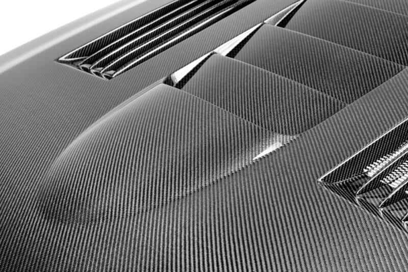 Anderson Composites — Anderson Composites 05-09 Ford Mustang Type-SS Hood - view 3