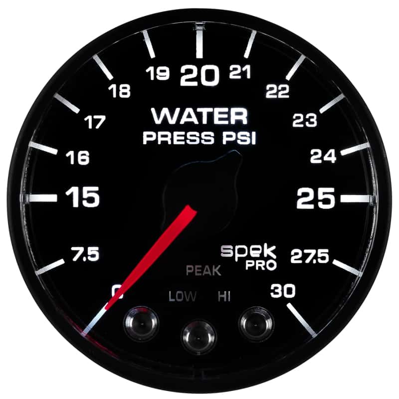 AutoMeter — Autometer Spek-Pro - Nascar 2-1/16in Water Press 0- 30 psi Bfb
GA 2" WP 30 BFB SPEK - view 11