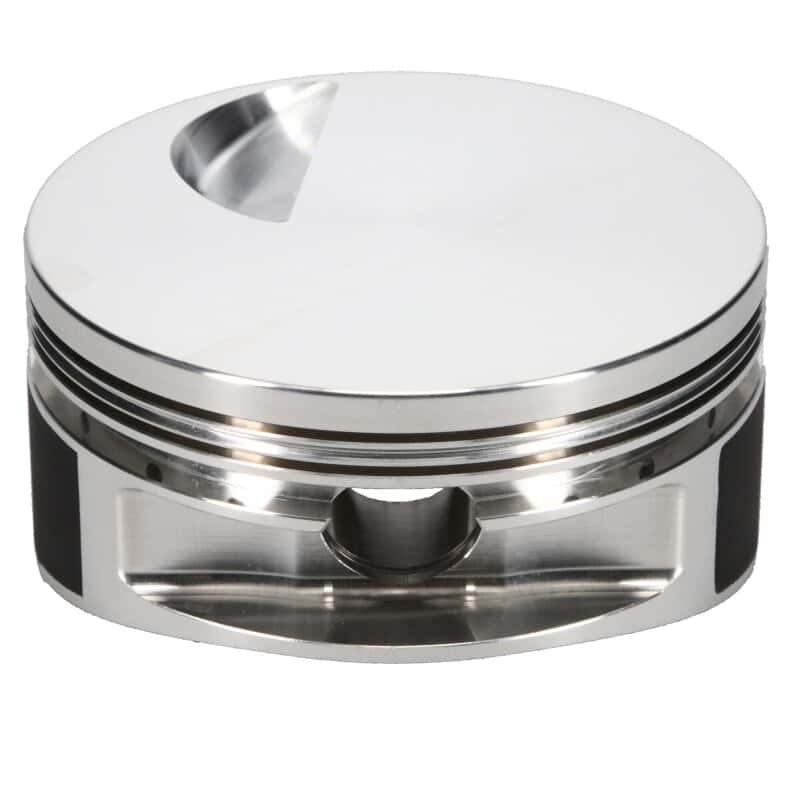 JE Pistons — JE Pistons 454BBC FT 4.56in Bore -3cc Flat Top 1.12in Comp Height 0.99in Pin Diameter - Set of 8 - view 9
