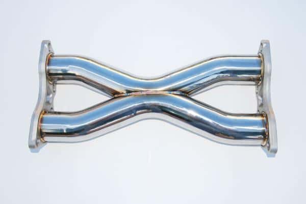 Invidia — Invidia 03-08 Infiniti G35 Coupe Gemini Rolled Titanium Tip Cat-back Exhaust - view 4