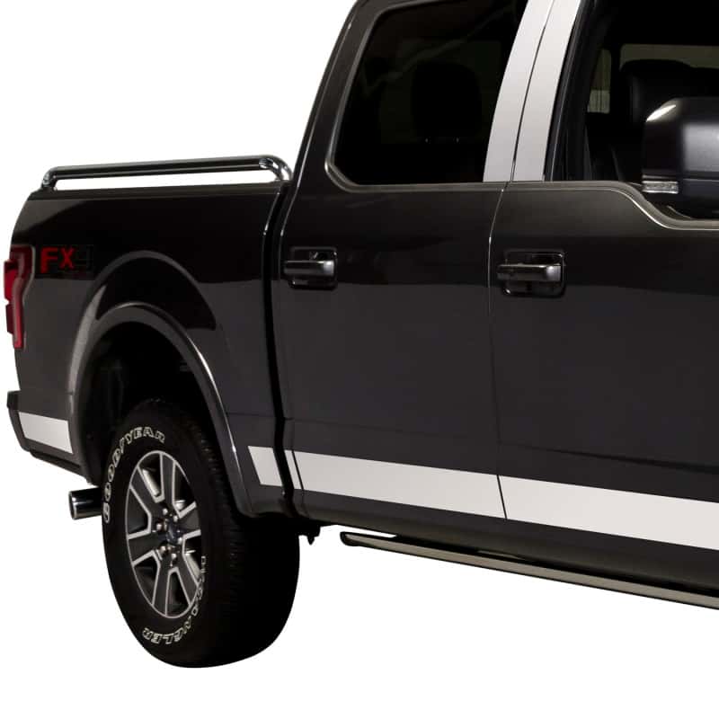 Putco — Putco 09-14 Ford F-150 Super Cab 8ft Long Box - 7in Wide - 10pcs Stainless Steel Rocker Panels
Rocker Panel Molding - view 5