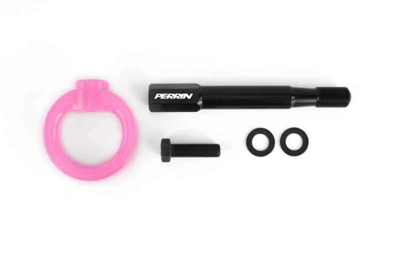 Perrin Performance — PERRIN 15-21 Subaru WRX/STI Tow Hook Kit (Rear) - Hyper Pink - view 4