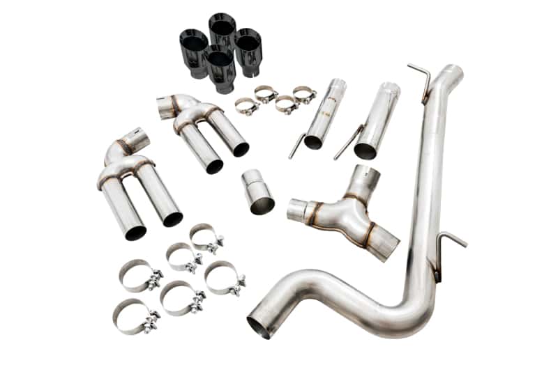 AWE Tuning — AWE Tuning Audi 8V S3 Track Edition Exhaust w/Diamond Black Tips 102mm
Track Exhaust - view 2