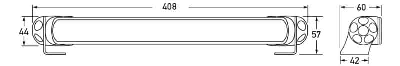 Hella — Hella LED Lamp Light Bar 9-34V 350/16in WIDE MV - view 10