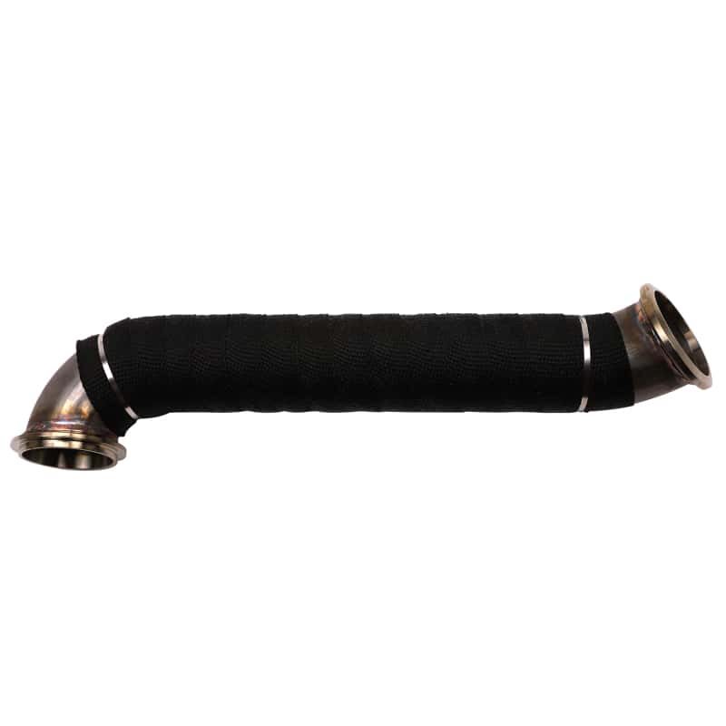 Wehrli — Wehrli 04.5-10 Chevrolet 6.6L LLY/LBZ/LMM Duramax 3in Stainless Down Pipe
Down Pipe 04.5-10 SS - view 2