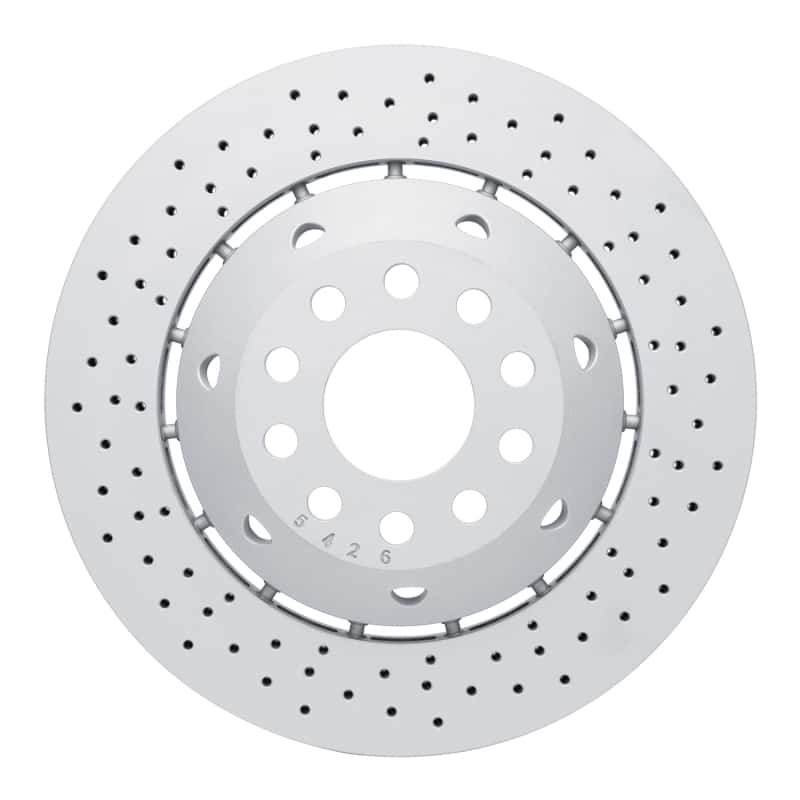 DFC — DFC 03-04 Audi RS6 Left Rear Drilled Hi-Carbon Alloy Geomet Coated Rotor
DFC Brake Rotor - view 1