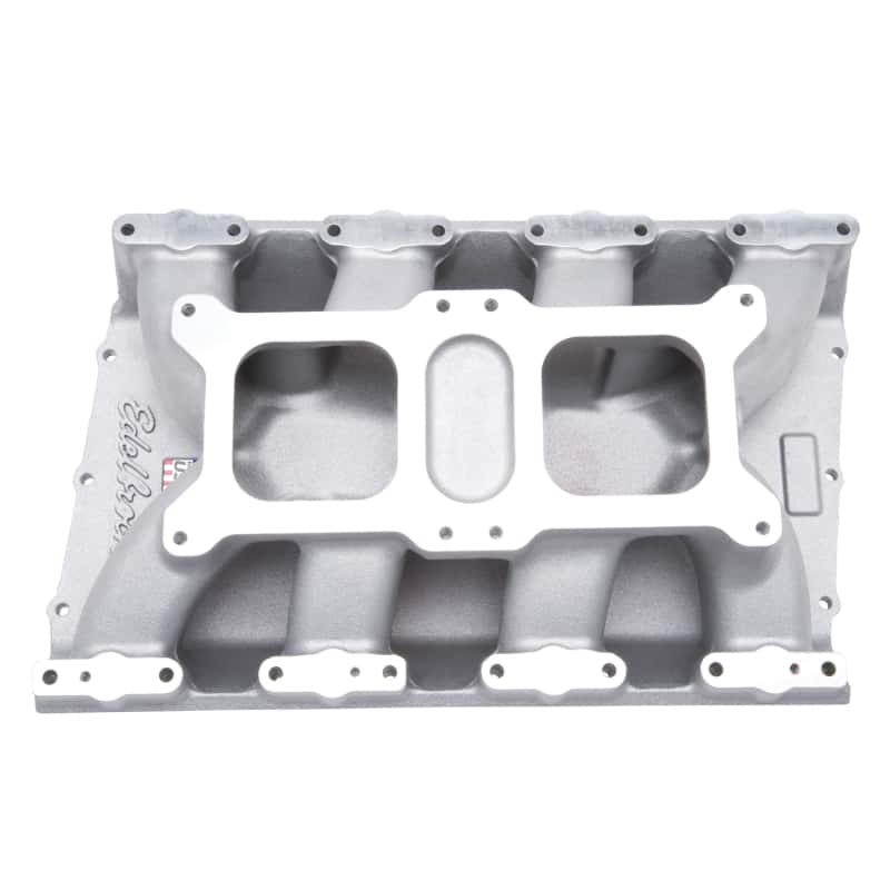 Edelbrock — Edelbrock Intake Manifold Chrysler Gen II 426-572 Hemi Dual Quad Single Plane for Carburetors
MANIFOLD - view 2