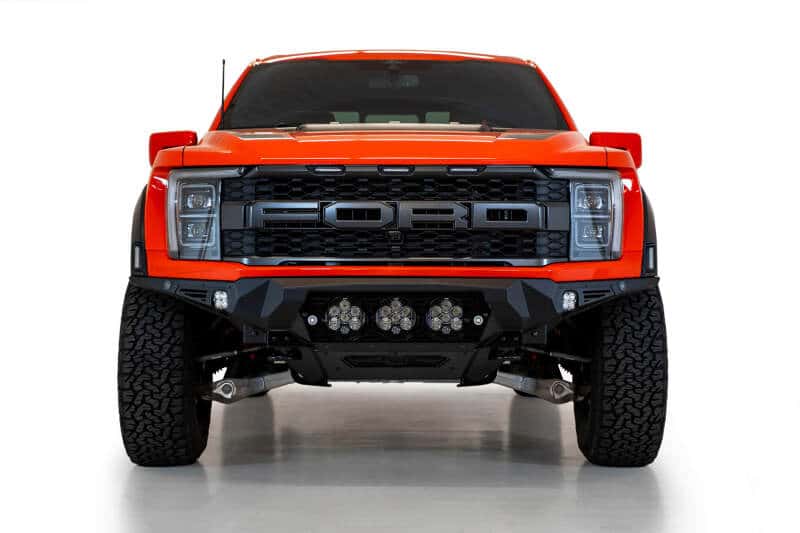 Addictive Desert Designs — Addictive Desert Designs 2021+ Ford Raptor Bomber Front Bumper w/ 3 Baja Designs LP6 Light Mounts
Bumper- Front
Bumpers - view 9
