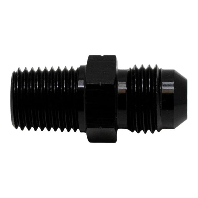 DeatschWerks — DeatschWerks 6AN Male Flare to 1/4in Male NPT Adapter - Anodized Matte Black
Lines & Fittings - view 1
