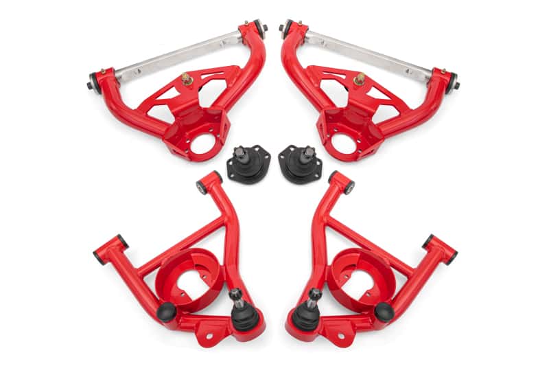 BMR Suspension — BMR 78-87 GM G-Body Non-Adjustable A-arm Kit - Red
A-arm kit - view 1