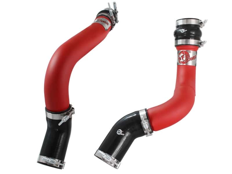aFe — aFe BladeRunner 3in Red Intercooler Tubes Hot & Cold Side Kit for 13-14 Dodge RAM Diesel 6.7L (td)
Charge Pipe Kit - view 2