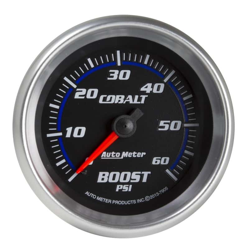 AutoMeter — Autometer Cobalt 2-5/8in Mechanical Boost Gauge 60 PSI
GA 2.6" BST 60PSI CB - view 1