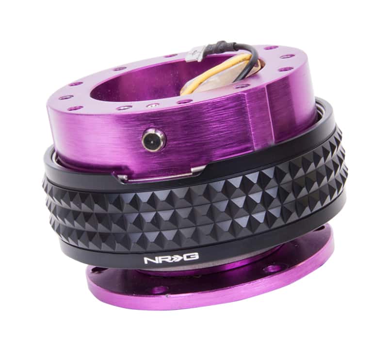 NRG — NRG Quick Release Kit - Pyramid Edition - Purple Body / Black Pyramid Ring - view 1