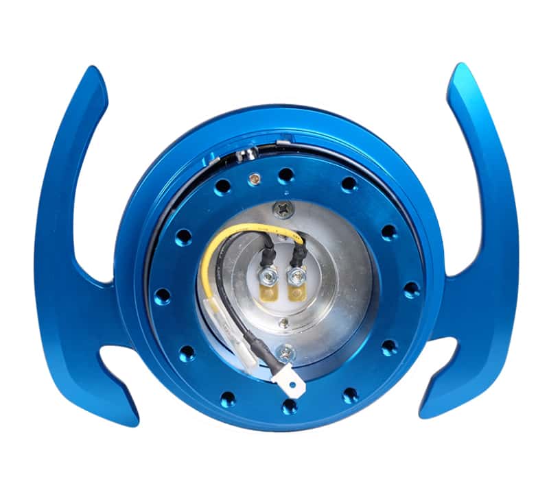 NRG — NRG Quick Release Kit Gen 4.0 - Blue Body / Blue Ring w/ Handles - view 3