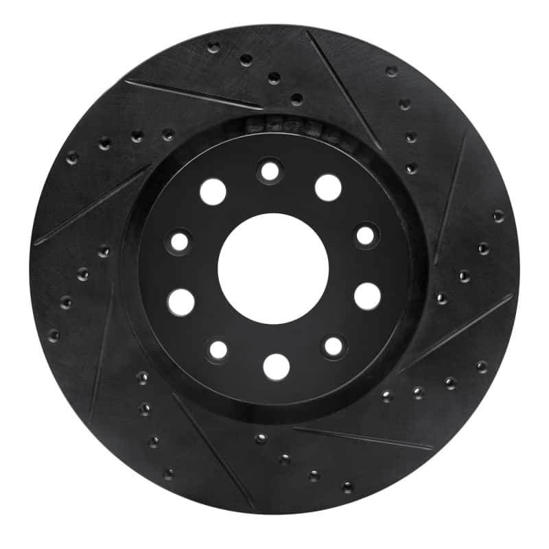 R1 Concepts — R1 2002-2018 Dodge Sprinter 2500 Rear Right Drilled & Slotted Black Brake Rotor
R1 Brake Rotor Drill - view 1