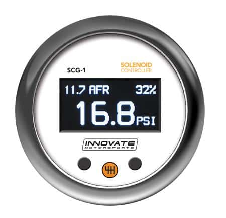 Innovate Motorsports — Innovate SCG-1 Solenoid inBoostin Controller & Wideband Gauge Kit
SCG-1 Bst Cntrl AFR - view 3