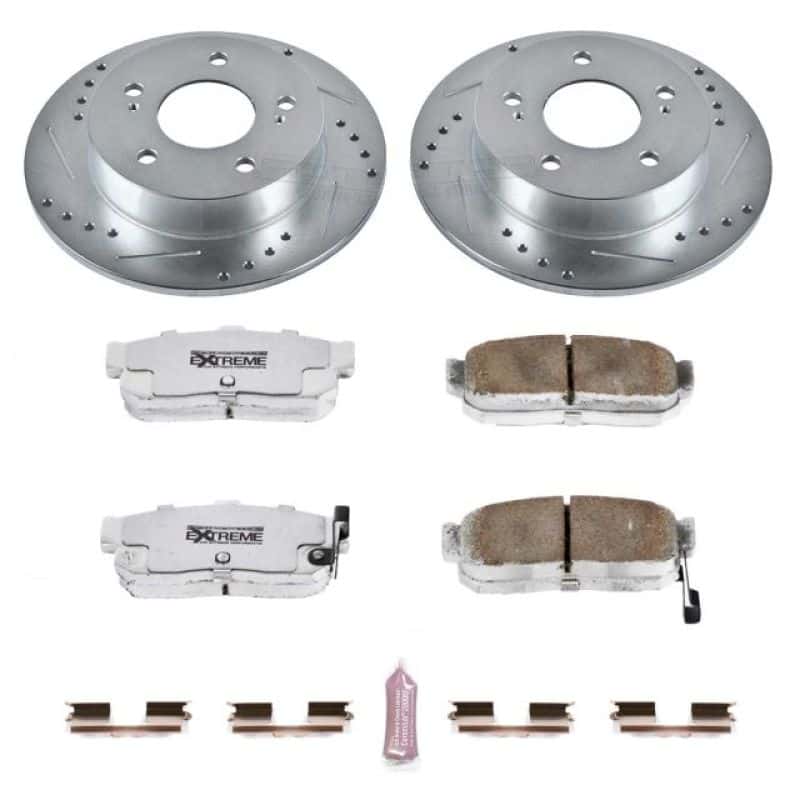 PowerStop — Power Stop 89-94 Nissan Maxima Rear Z26 Street Warrior Brake Kit - view 1